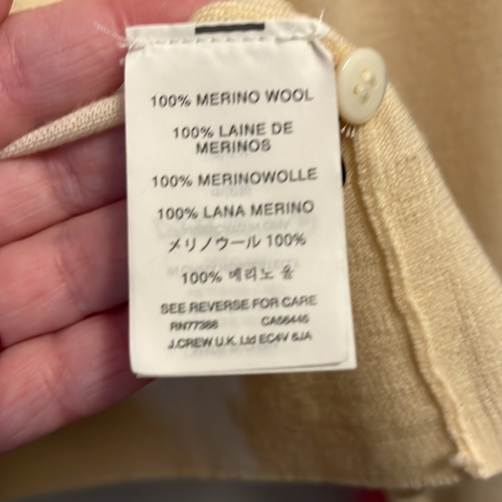 J Crew merino wool cardigan Size XS - Picture 3 of 8